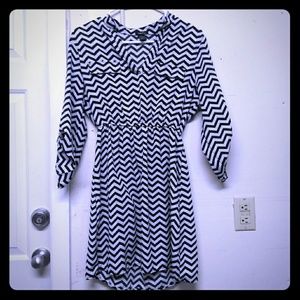 Black and white dress